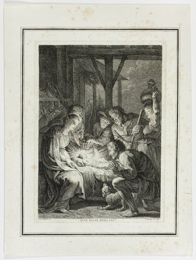 羊飼いの礼拝 作： Pierre François Basan