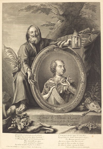 ルイ・ザ・ウェル・ラブ 作： Pierre François Basan after Jean Baptiste Lemoyne II