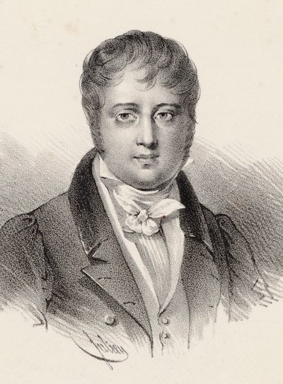 作曲家ニコロ・イスアールの肖像 1775-1818. 作： Pierre François Ducarme