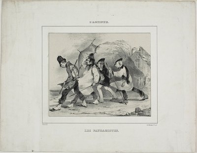 風景画家 作： Pierre François Eugène Giraud