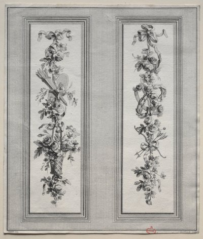 庭の飾り。 作： Pierre Gabriel Berthault