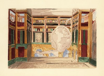 迷宮の家」のオエカス（応接室）の様子 作： Pierre Gusman
