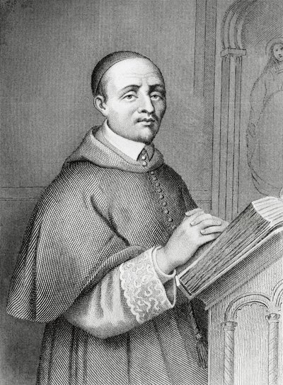 Retrato de Giulio Alberoni (1664-1752), cardeal e estadista italiano, primeiro-ministro de Filipe V da Espanha, gravura de Pierre-Gustave-Eugene Staal (1817-1882) 作： Pierre Gustave Eugene (1817 82) Staal