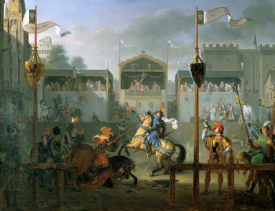 トーナメント、1812 作： Pierre Henri Revoil
