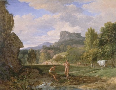 マーキュリーとアーガス、1793 作： Pierre Henri de Valenciennes