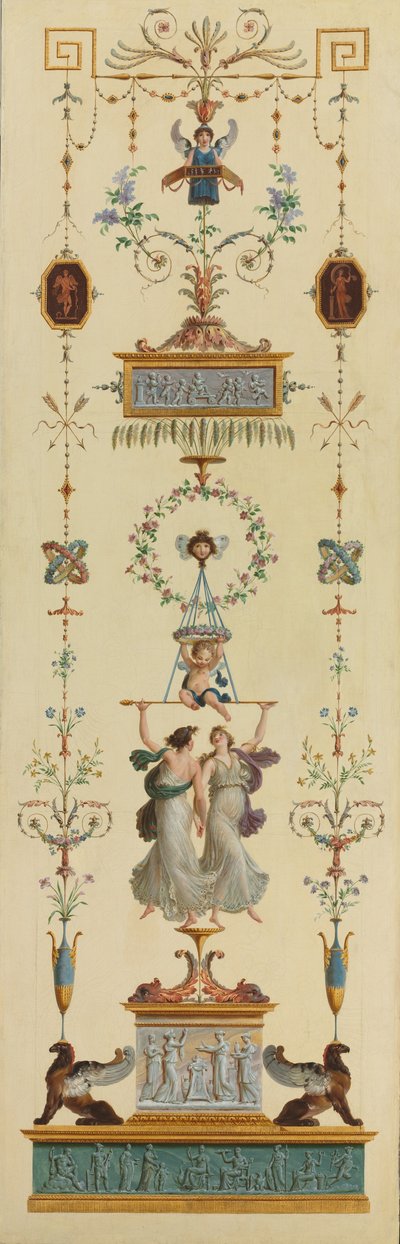 装飾パネル 作： Pierre II Rousseau