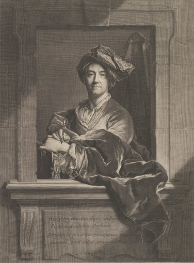 イアサント・リゴーの肖像、1721年。 作： Pierre Imbert Drevet