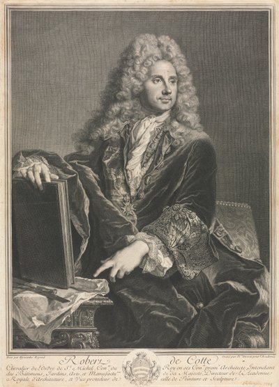 ロバート・デ・コット。 作： Pierre Imbert Drevet