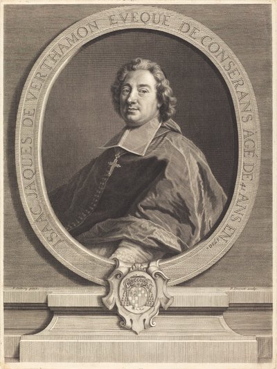 アイザック・ジャック・ド・ヴェルタモン 作： Pierre Imbert Drevet after François de Troy