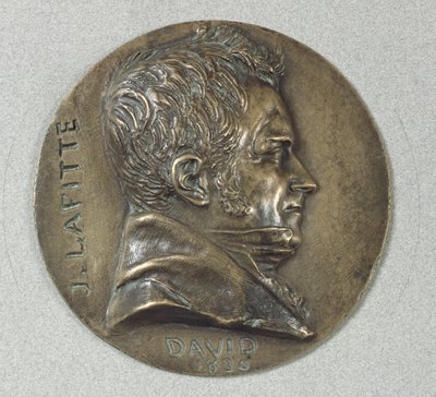 ジャック・ラフィットの肖像画が描かれたメダリオン（1767-1844）1830（金属） 作： Pierre Jean David d