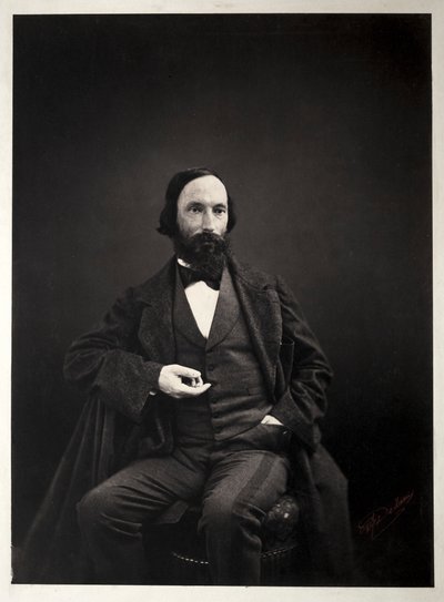 オーギュスト・ヴァクリエ、c。 1860年。 作： Pierre Jean Delbarre