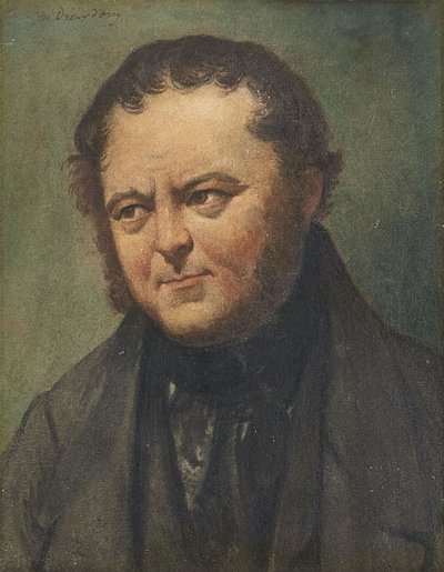Marie-Henri Beyle の肖像、dit Stendhal 1783-1842。 作： Pierre Joseph Dedreux Dorcy