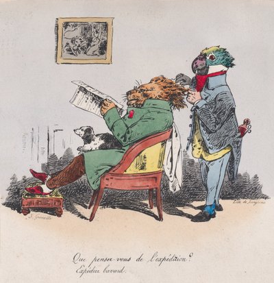 『Metamorphoses of the Day』（1829 年）の遠征についてどう思いますか。 作： Pierre Langlumé
