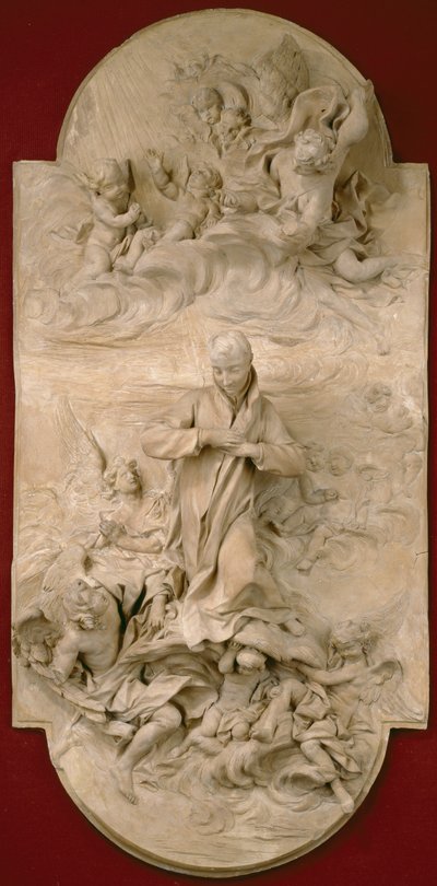 栄光のS.ルイージゴンザガ、1696年頃（テラコッタ） 作： Pierre Legros
