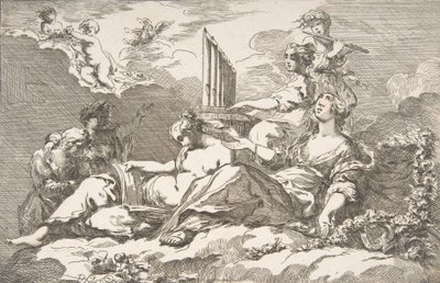 自然の調和、1762年。 作： Pierre Lelu