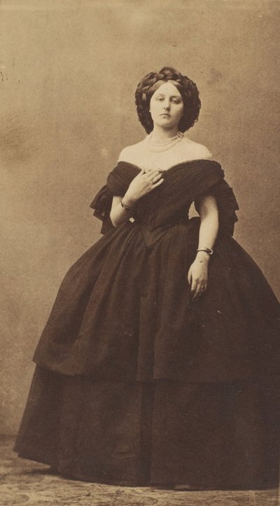 レ ボーの胸の谷間、1860 年代。 作： Pierre Louis Pierson
