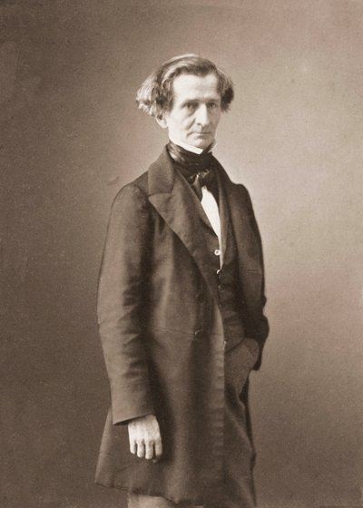 ヘクトル・ベルリオーズ（1803-1869）の肖像 作： Pierre Louis Pierson