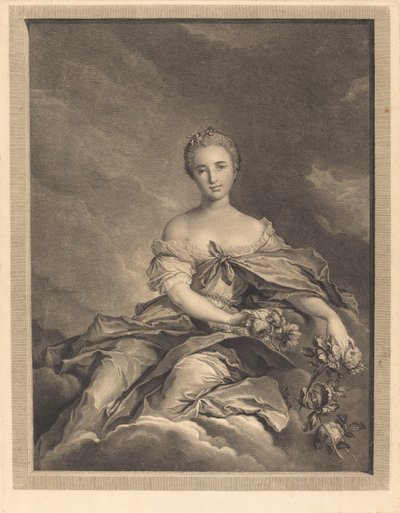 息子レバーのフローレ 作： Pierre Maleuvre after Jean Marc Nattier