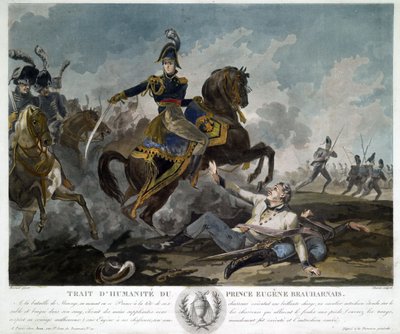 Eugene de Beauharnais (1781-1824) - Martinet, Pierre (1781-?) - ca 1814 - Aquatint - 34,8x42 - Private Collection 作： Pierre Martinet