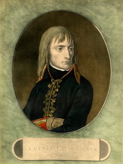ボナパルト将軍、1798年、1921年。 作： Pierre Michel Alix