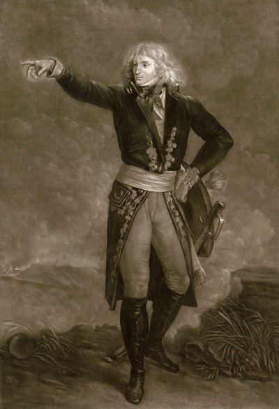 ナポレオン・ボナパルト、イタリア軍総司令官に就任（1796-1797年） - ピエール・ミッシェル（Pierre-Michel）・アリックス（1762-1817）のエングレーヴィング 作： Pierre Michel Alix