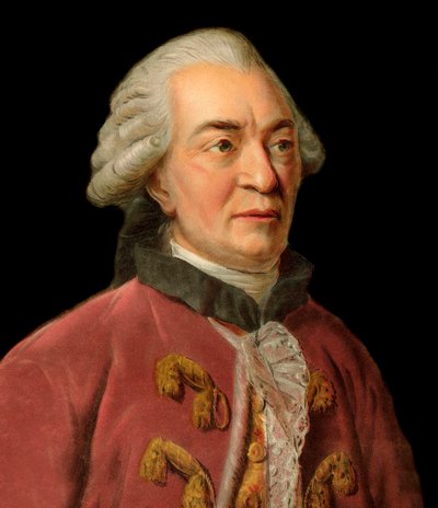 Georges Louis Leclerc, Count of Buffon (1707 - 1788) の肖像 - Portrait of George Louis Le Clerc, Count of Buffon (1707 - 1788), French naturalist and writer engraving by Pierre Mich. 作： Pierre Michel Alix