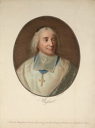ジャック・ベニーニュ・ボシュエの肖像、1627～1704年頃。 1795年。 作： Pierre Michel Alix