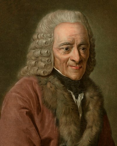 ヴォルテールの肖像 作： Pierre Michel Alix