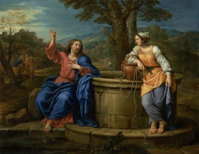 キリストとサマリアの女 作： Pierre Mignard