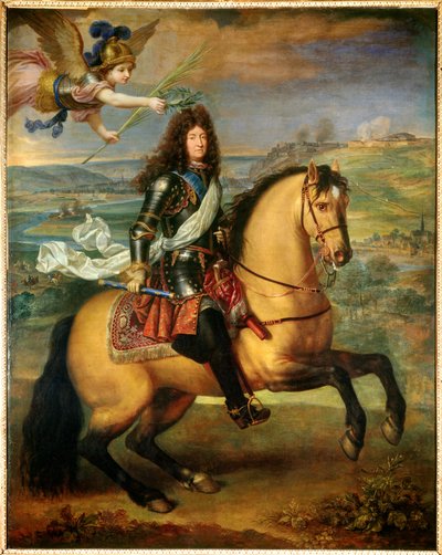 ルイ14世の乗馬の肖像画 作： Pierre Mignard