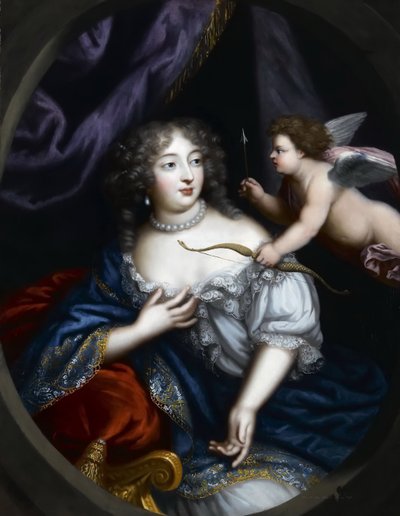 Françoise-Athénaïsde Rochechouart、マルケスドモンテスパン1640-1707 作： Pierre Mignard