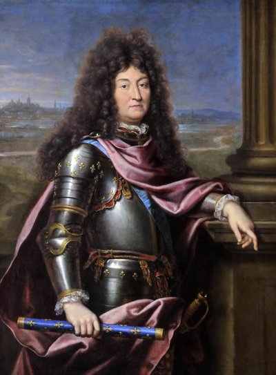 フランス国王ルイ14世1638〜1715 作： Pierre Mignard