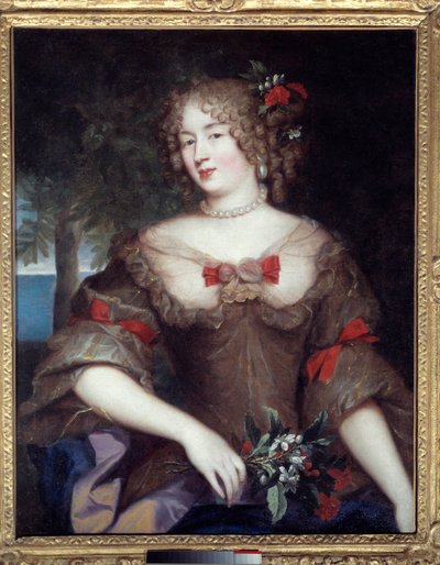 マダム・ド・セヴィーニュ：セヴィーニュ侯爵夫人マリー・ド・ラブタン・シャンタル（1626-1696）の娘、グリニャン伯爵夫人フランソワーズ・マルグリット・ド・セヴィーニュ（1648-1705）の肖像画。ピエール・ミニャール（1612-1695）による絵画 作： Pierre Mignard