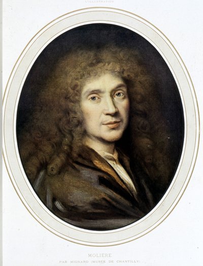 ミニャールのモリエール - シャンティイ美術館 作： Pierre Mignard