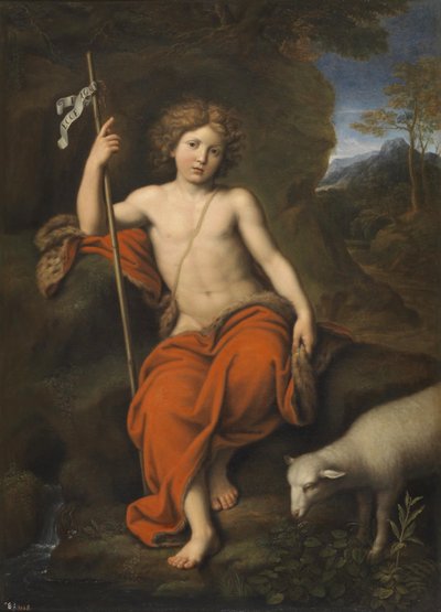 洗礼者ヨハネ 作： Pierre Mignard