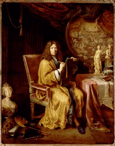 セルフ・ポートレート（油彩・キャンバス 作： Pierre Mignard