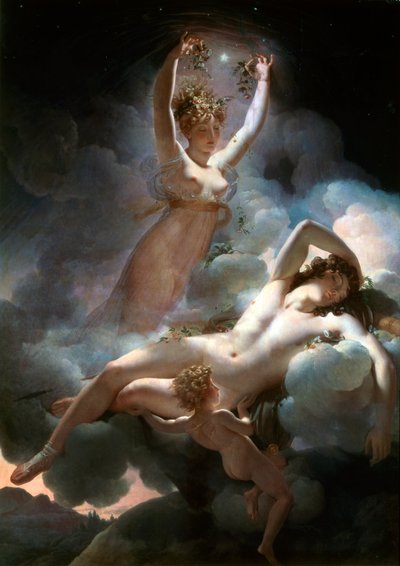 1811年、オーロラとケファルス。 作： Pierre Narcisse Guerin