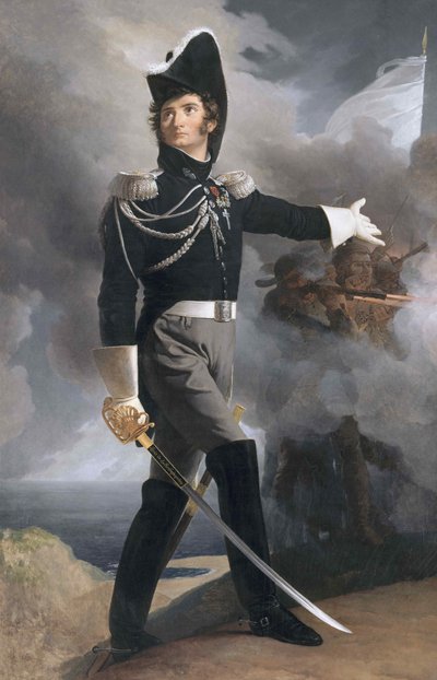 ルイ・デュヴェルジェ将軍、ラ・ロシュジャクライン侯爵、1777～1815年、1819年頃。 作： Pierre Narcisse Guérin Baron
