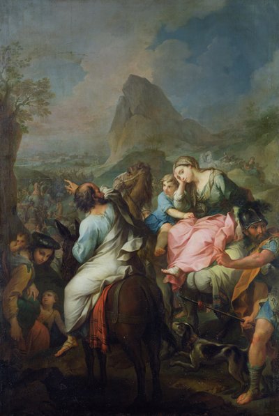 イスラエル人の捕囚、1733年 作： Pierre Parrocel