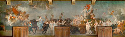 共和国の勝利」のフレスコ画 作： Pierre Paul Lêon Glaize