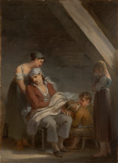 悲しみに暮れる家族 作： Pierre Paul Prud