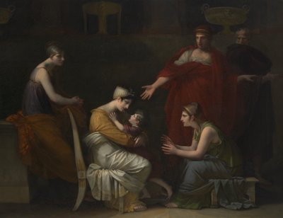 アンドロマケとアステュアナクス、1813-17、1823-24。 作： Pierre Paul Prud