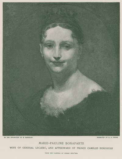 マリーポーリンボナパルト 作： Pierre Paul Prudhon