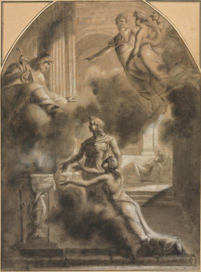 神話のシーン 作： Pierre Paul Prud