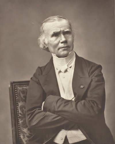 Alfred-Armand-Louise-Marie Velpeau フランスの外科医および解剖学者、1795～1867年頃。 1867年。 作： Pierre Petit