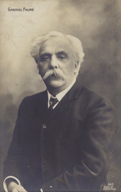 ガブリエル・フォール、フランスの作曲家、オルガニスト、ピアニスト、教師（1845-1924） 作： Pierre Petit