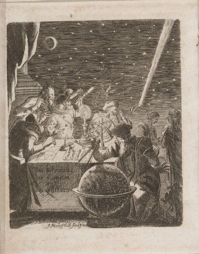 ガリレオ時代の天を観察する：彗星の重要性、1681 作： Pierre Petit