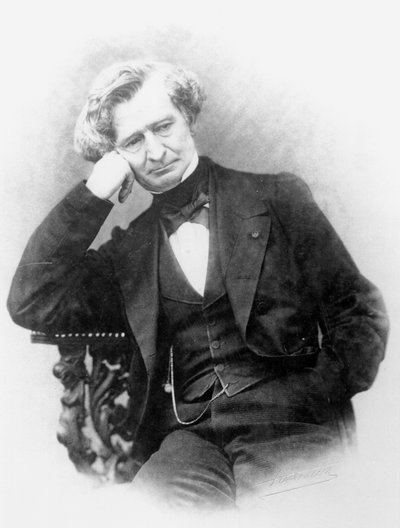 ヘクター・ベルリオーズの肖像（1803-69） 作： Pierre Petit
