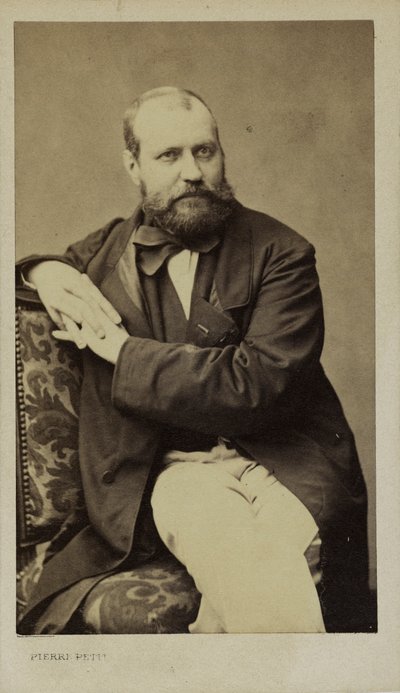 作曲家シャルル・グノーの肖像、1818～1893年頃。 1870年。 作： Pierre Petit