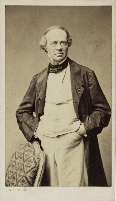 作曲家ジャック・フロメンタル・ハレヴィの肖像、1799～1862年、1860年頃。 作： Pierre Petit